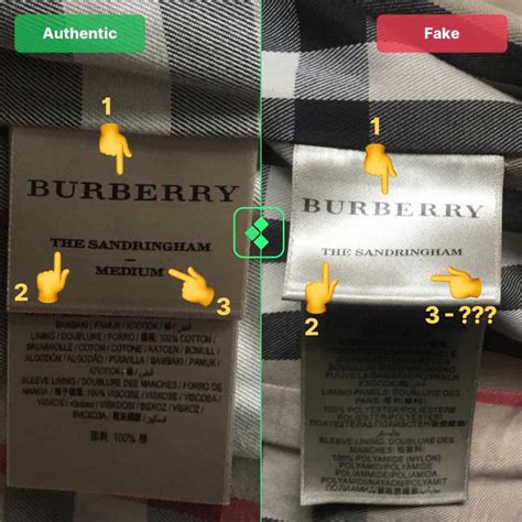 how to check Burberry clothing